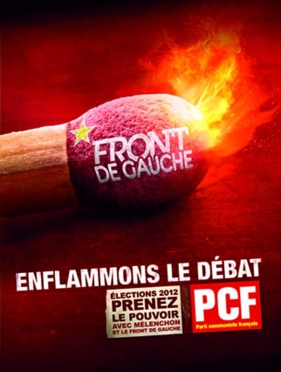 L'affiche enflammée du PCF
